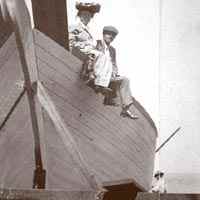 Charmian'la Snark'n yapm srasnda.